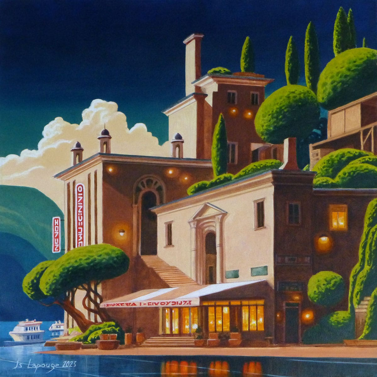 Galerie de tableaux à l'acrylique et à l'huile de Jean-Sylvain Lapouge